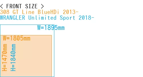 #308 GT Line BlueHDi 2013- + WRANGLER Unlimited Sport 2018-